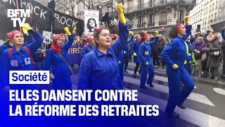 quotÀ cause de Macronquot elles parodient une chanson pour protester contre la réforme des retraites [upl. by Notsua]