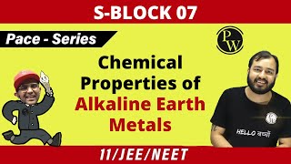 S Block 07  Chemical Properties of Alkaline Earth Metals  Class 11  JEE  NEET  PACE SERIES [upl. by Ahsekal873]