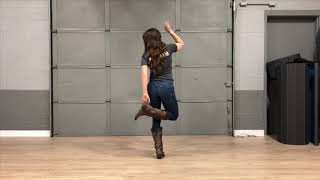 Footloose Line Dance Instruction [upl. by Fairley]