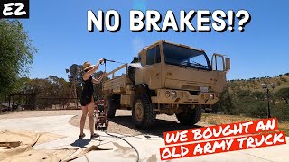 First Drive in Our M1078 Army Truck [upl. by Ellener]