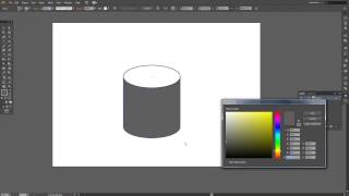 Adobe Illustrator CS6 make a cylinder [upl. by Rex836]