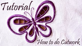 Tutorial How to do Cutwork [upl. by Ravilob590]