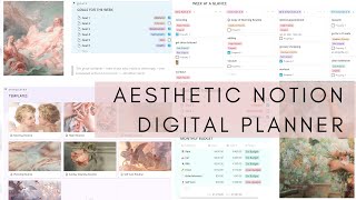 HOW TO CREATE A DIGITAL PLANNER IN NOTION  Free Templates  DIGITAL PLANNING 101 [upl. by Dalston]