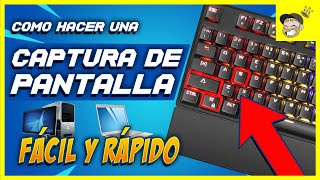 ✅ Como tomar una CAPTURA de PANTALLA en cualquier PC o LAPTOP 【2022】 [upl. by Eirek]