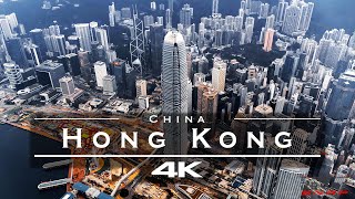 Hong Kong 🇭🇰  by drone 4K [upl. by Rases]