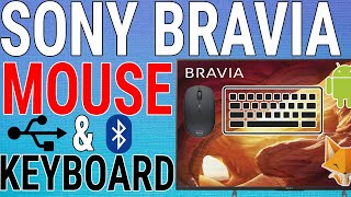 How To Connect Mouse amp Keyboard To Sony Bravia TV [upl. by Hillary5]