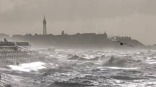 Blackpool amp Cleveleys HIGH TIDE [upl. by Nager]