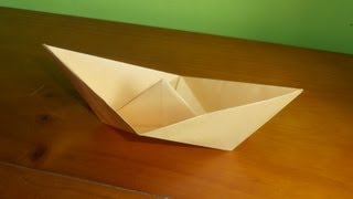 ⩥ Cómo hacer un BARCO 🛶 de papel FÁCIL  Origami PASO A PASO [upl. by Anana]