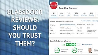 Should You Trust Glassdoor Company Reviews When Considering a New Job [upl. by Enilram850]