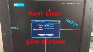 XMEYE KAYIT CİHAZLARINDA ŞİFRE SIFIRLAMA [upl. by Asiela627]