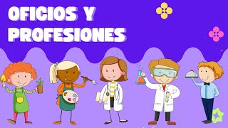 Oficios y profesiones  Video educativo para niñs [upl. by Daye]