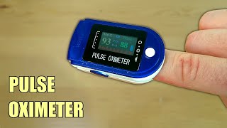 Fingertip Pulse OXIMETER  Blood Oxygen Saturation Level Monitor SpO2 [upl. by Pardo]