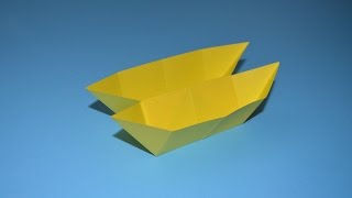 como hacer un barco de papel origami [upl. by Anertac]