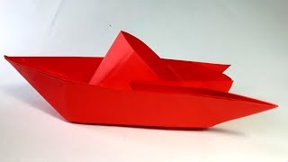 Como hacer un Barco de papel Origami  How to Make an Origami Paper Boat [upl. by Flyn188]