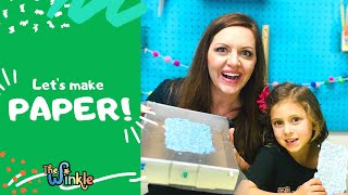 Making Paper DIY for Kids [upl. by Sirenay753]