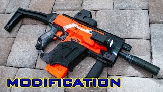 MOD Nerf Stryfe  KRISS Vector 3D Printed Kit [upl. by Antony]