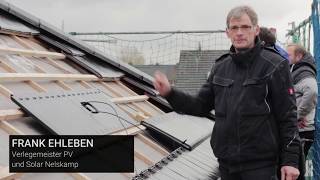 Solarziegel unauffällig ins Dach integriert – Made in Germany By Nelskamp [upl. by Carolan]