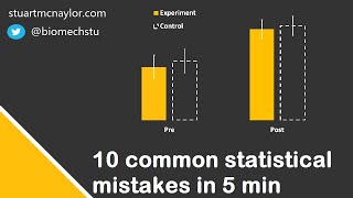 Ten Statistical Mistakes in 5 Min [upl. by Cheryl]