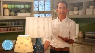 How to Personalize Your Lampshade  Martha Stewart [upl. by Oletta]