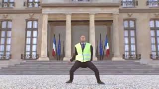 Macron danse de la musique gilet jaune [upl. by Groves45]