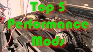 Top 5 Performance Mods for Horsepower [upl. by Ike]