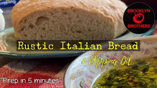 Easy Homemade Italian Bread – Rustic Italian Bread Recipe [upl. by Anibor256]