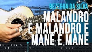 Bezerra da Silva  Malandro é Malandro e Mané é Mané aula de cavaquinho [upl. by Yerffej]