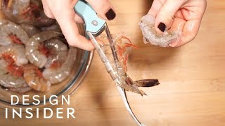 Tool Peels Shrimp in One Motion [upl. by Noitna]