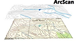 Digitalizar una carta topográfica en ArcGIS [upl. by Cynar598]