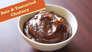 Date And Tamarind Chutney  Quick Vegetarian Dip Recipe  Divine Taste With Anushruti [upl. by Ennaear]