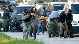 Russian forces storm Ukraines Crimea bases [upl. by Arabella]