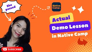 Native Camp Actual Demo Lesson [upl. by Tterrag840]