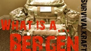 What is a Bergen Quick Look at a British Army Rucksack [upl. by Aritak297]