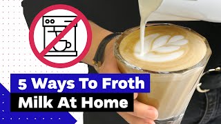 How To Froth Milk At Home Best Milk Frothers Review [upl. by Ellecrag]