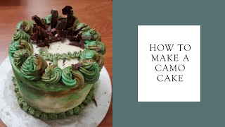 How To Make A Camo Cake [upl. by Stringer]