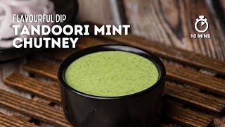 Tandoori Mint Chutney  Mint Dip for Tandoori Chicken  Mint Chutney  Cookd [upl. by Irahc739]