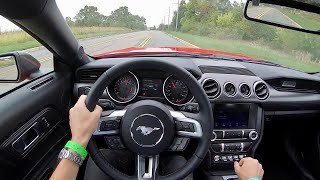 2020 Ford Mustang EcoBoost High Performance Package  POV Test Drive Binaural Audio [upl. by Llednahc]