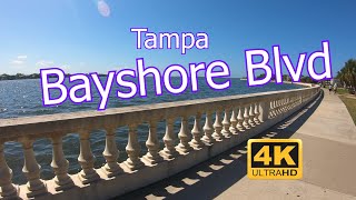 Tampa Bayshore Blvd Linear Park amp Sidewalk [upl. by Filiano]