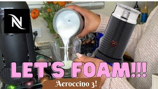 How To Foam Milk With Aeroccino 3 Make Coffee With Foam Tips amp Tricks  Easy Foamed Latte Recipe [upl. by Aniluj998]