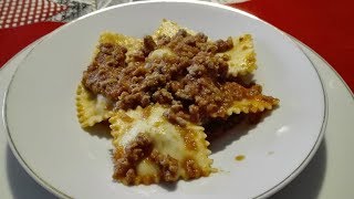 Ravioli di carne fatti a mano [upl. by Ahsilrac]