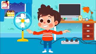 Electrical safety song  Good habits song  zzap  Nursery rhymes  REDMON Kids Songs [upl. by Ynoffit]