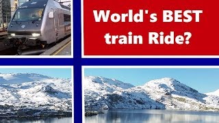 WORLDS BEST TRAIN RIDE Bergen to Oslo Norway trip report [upl. by Curcio]