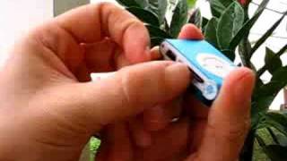 How to insert Micro SD card to MP3 Player [upl. by Marnie]