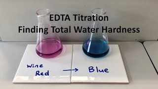 Total Water Hardness using EDTA Titration [upl. by Aciram]