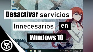 Optimizar y Desactivar servicios Innecesarios en Windows 10 con un Click [upl. by Browning]