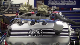 Tom Frys 427 SOHC Cammer 740HP Dyno Pull  QMP Racing [upl. by Kresic692]