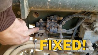 LMTV Air Brake System  Haldex Tractor Protection Valve Rebuild  Troubleshooting Leaking Brakes [upl. by Kile812]