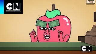 MANZANA ESTÁ EN PROBLEMAS  MANZANA Y CEBOLLÍN  CARTOON NETWORK [upl. by Evelin]