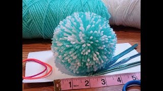 4inch pompom using folded paper [upl. by Wandie]