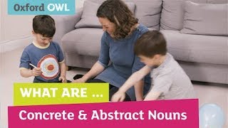 What are concrete and abstract nouns  Oxford Owl [upl. by Nnaeel]